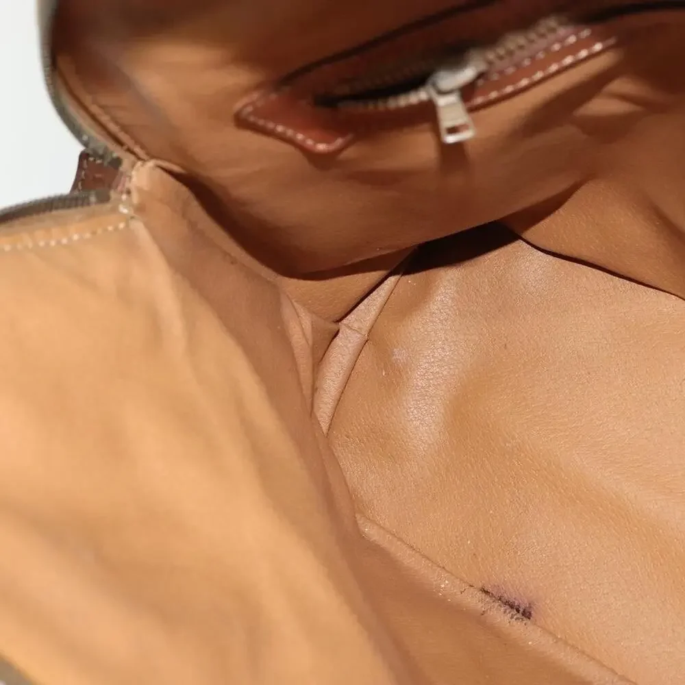 Celine Macadam Handbag Brown